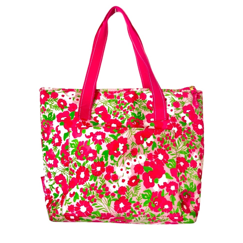 Lilly Pulitzer Insulated‎ Cooler Bag With Zip Close Top and Floral Print